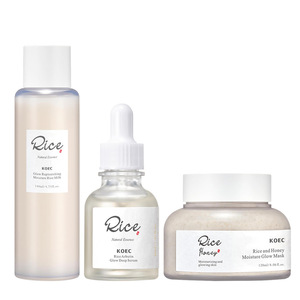 Ensemble de soins de la peau au riz OEM pour femmes et hommes, masque à l'argile au riz et au miel, sérum hydratant pour le visage, tonique pour le visage, ensemble de soins de la peau coréen, marque privée - Product Image 5