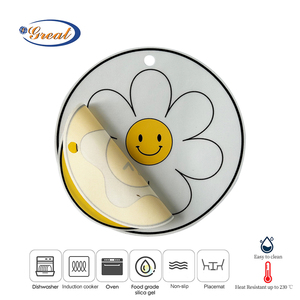 Tapis de protection en silicone pour plaque de cuisson à induction, épaisseur 0,4 mm/0,7 mm, rond, 260 mm, tapis isolant thermique en silicone pour la cuisine à domicile - Product Image 5