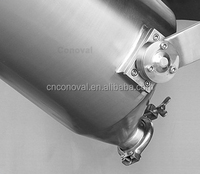 Mélangeur à vis 3D industriel CONOVAL pour poudres sèches et granulés, matériau SUS316, capacité 50L-1000L, qualité chimique et alimentaire