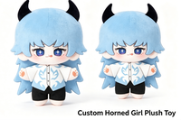Peluche personnalisée de 20 cm, adorable personnage de jeu Kawaii, en coton doux, design de couleur personnalisé, jouet cadeau