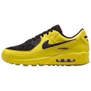 Chaussures de course pour hommes For 90, jaune et noir, avec empeigne synthétique, semelle intermédiaire en mesh, semelle extérieure en caoutchouc et semelle intermédiaire en EVA à ressort - Product Image 1