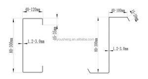 Bán tự động tùy chỉnh kim loại thép <span class=keywords><strong>C</strong></span> kênh xà gồ cuộn tạo thành máy - Product Image 5