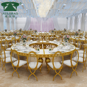 Đảng bảng bán buôn MDF Top S hình dạng Hoàng Gia nửa mặt trăng bàn đám cưới - Product Image 1