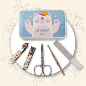 WELLFLYER-Estuche de acero inoxidable <span class=keywords><strong>para</strong></span> el cuidado de las uñas, <span class=keywords><strong>kit</strong></span> de herramientas <span class=keywords><strong>para</strong></span> el cuidado personal <span class=keywords><strong>para</strong></span> chicas - Product Image 3
