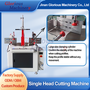 Endüstriyel alüminyum ve alüminyum profil kesme makinesi için yüksek performanslı alüminyum kesme testere tek kafa testere - Product Image 3