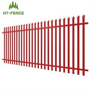 Chất lượng cao Châu Âu rào lại hàng rào 6 chân giá nhà máy cao nhúng nóng thép mạ kẽm an ninh hàn khung kim loại hàng rào - Product Image 5