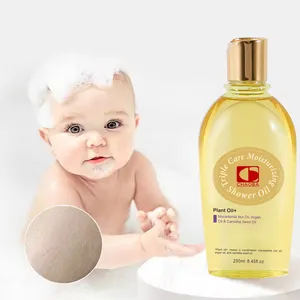 自有品牌婴儿沐浴产品护肤天然有机婴儿洗发水沐浴露身体油2合1婴儿护肤