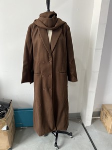 Abrigo con Cuello de Bufanda para Mujer, Estilo Vintage, Manga Larga, Tipo Capa - Product Image 4