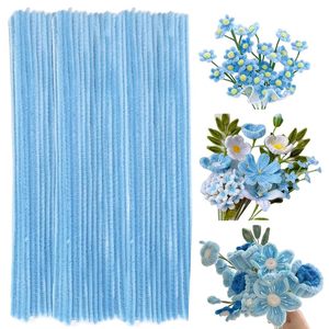 Paquete de 100 Limpiapipas de Chenilla Suaves y Gruesos en 8 Tonos Dulces, Ideales para Manualidades Creativas y Relajantes - Product Image 5
