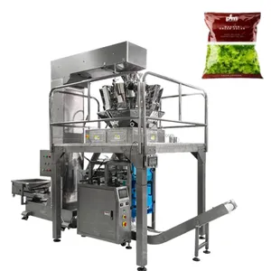Máquina de embalagem vertical automática de salada de vegetais congelados de alta precisão