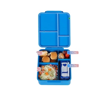 Four à micro-ondes portable personnalisé, multifonctionnel, avec quatre compartiments, boîtes à lunch pour le bureau, l'école, boîtes à bento pour enfants - Product Image 5