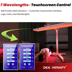 IDEARED Hochenergie 7-Wellen Touchscreen Professionelles <span class=keywords><strong>LED</strong></span>-Nahinfrarot-Lichttherapiepanel für Rotlichttherapie - Product Image 3