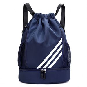 Sports Drawstring <b>Backpack</b> - Moisture-proof Pocket Swimming and Fitness Bag - Product Image 3