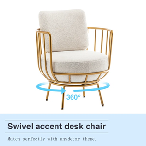 Offre Spéciale chaise occasionnelle moderne luxe nordique unique loisirs canapé Accent chaises velours métal baril <span class=keywords><strong>fauteuil</strong></span> pour salon - Product Image 3