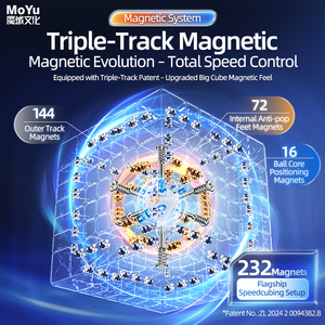 MoYu AoFu V5 7x7 Speed <span class=keywords><strong>Cube</strong></span> Single Track Magnetic Puzzle Toy Magic <span class=keywords><strong>Cube</strong></span> <span class=keywords><strong>7x7x7</strong></span> - Product Image 3