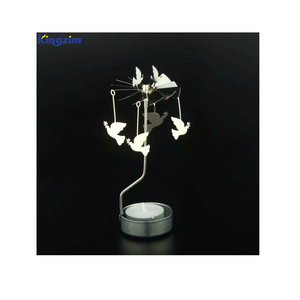 Benutzer definierte Karussell Kerze rotierende Windmühle Spinning Tee licht Kerzenhalter <span class=keywords><strong>Rotary</strong></span> Kerzenhalter für Weihnachts fest Geschenke - Product Image 1