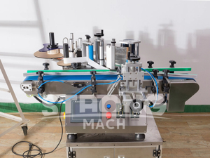 Machine d'étiquetage automatique de table pour bouteilles rondes en plastique et en verre, pots - Product Image 2