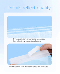 Bolsa de Esterilización de Grado Médico, Papel-Plástico Autosellable, para Instrumentos Dentales, Esterilizada con Óxido de Etileno, Certificación CE - Product Image 3