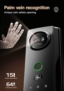 Interphone vidéo entièrement automatique avec intelligence artificielle, déverrouillage par empreinte digitale et carte, reconnaissance faciale 3D, serrure intelligente WiFi Tuya avec caméra - Product Image 5