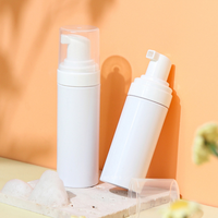 Flacons vides pour nettoyant visage, sérum et mousse de soin de la peau, emballage 100-150ml, distributeur de savon moussant en PET blanc avec pompe