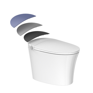 WC intelligent TA-X569ZD TEJJER de haute qualité, en céramique blanche, monobloc, avec réservoir intégré et fonction bidet pour salle de bain - Product Image 4