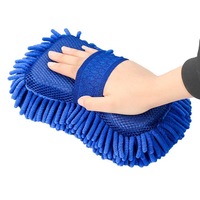 Éponge de lavage de voiture en chenille, bloc éponge doux et épaissi en microfibre en forme de 8, tampon de lavage pour voiture