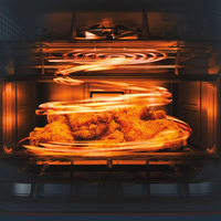 Friteuse intelligente 6 en 1 avec panier en céramique antiadhésif de 8 pintes, fenêtre d'affichage, écran tactile numérique, température maximale de 450 ° F pour une cuisson rapide