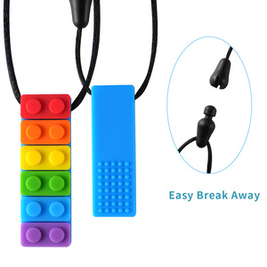 Collar Sensorial de Silicona para Niños, Juguete Novedoso y Divertido para Niños con Autismo, Mordedor para Bebés - Product Image 3