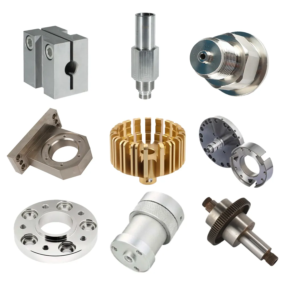 Hochwertige OEM CNC-Bearbeitung Drehbohrmaschine Bohrmaschine CNC Aluminium-Titan-Teile Metall CNC-Bearbeitung Drehteile