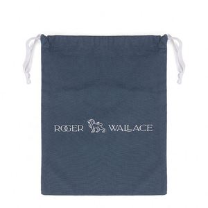 Pochette cadeau en toile de coton réutilisable de luxe avec cordon de serrage, personnalisable en couleur et taille, pour chaussures et sacs, avec logo - Product Image 2