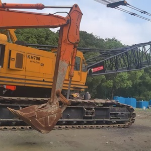 Grúa sobre orugas Hitachi amarilla usada, equipo de construcción de alta resistencia con caja de cambios, motor y rodamientos - Product Image 6