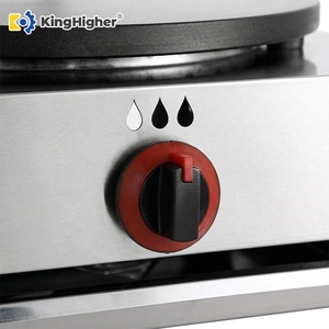 เครื่องทำเครปแก๊สแบบคู่ ขนาด 40 ซม. ไม่ติดกระทะ สเตนเลสสตีล ฝรั่งเศส สำหรับ<span class=keywords><strong>ทำ</strong></span>เครปกรอบ เหมาะสำหรับโรงแรม - Product Image 4