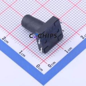 K2-1103SP-W4SW-04 Tactile Switch SMD-4P,12x12mm Switch 2.5N Vertical Mount 12mm 12mm - Product Image 2