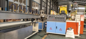<strong>PVC</strong>/PE Coating Extrusion Production Line for Steel/Iron Pipes Wires <strong>Single</strong> <strong>Screw</strong> <strong>Extruder</strong> Motor High Productivity <strong>65mm</strong> <strong>Screw</strong> - Product Image 3
