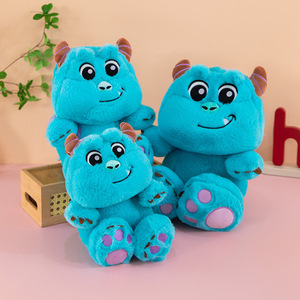 Muñeco de Peluche de Alta Calidad de Sullivan de Monsters University con Pelo Azul, Varios Tamaños, Lote de Muñecos de Peluche - Product Image 1