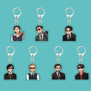 Llavero de acrílico de 5 cm con diseño de personajes de KPOP SUGA TAEHYUNG <span class=keywords><strong>JUNGKOOK</strong></span>, llavero de RM JIN J-HOPE JIMIN ARIRANG World Tour, regalos para fans - Product Image 1
