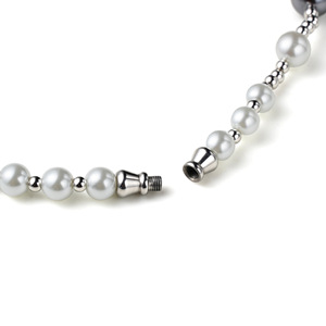 Collier Hipster Street Hip-hop à perles rebondissantes, style Asap Rocky, avec collier court en acier inoxydable pour homme - Product Image 3