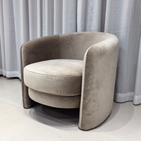 Moderner Stoffsessel, Lounge-Stuhl im Minimalistischen Stil, OEM für Büro-Empfang, Esszimmer, Apartment und Hotelmöbel