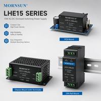 Fuente de Alimentación Mornsun LHE15-20A12 ±12V 650mA 12v, Convertidor de Corriente Alterna a Corriente Continua de 12v, Aislamiento de 85-264VAC 4000VAC, Alta Fiabilidad