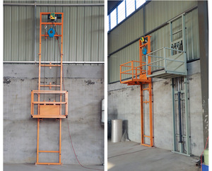 Instalasi Mudah Lift Kargo Hidrolik 1000kg CE 1 Ton Elevator Barang Elektrik Penggunaan Dalam & Luar Ruangan - Product Image 6