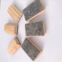 Gomme à tableau en bois et feutre, mini, mignonne, petite, polie, très vendue