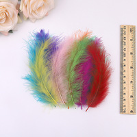 Vente en gros transfrontalière de plumes de queue pointue Boa attrape-rêves en plumes de dinde avec boule d'onde lumineuse pour les mariages