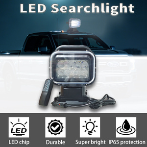 Projecteur <span class=keywords><strong>LED</strong></span> sans fil 12V avec télécommande, 360° °   Projecteur rotatif, lampe de travail portable tout-terrain et marine - Product Image 6