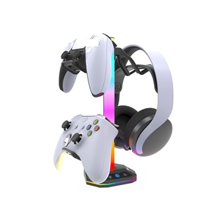 RGB <strong>Controller</strong> Stand with Headphone Hook Desktop Charging Display Dock for P5 and NS 2 <strong>Game</strong> <strong>Controller</strong> Gamming Joystick <strong>Holder</strong> - Product Image 1