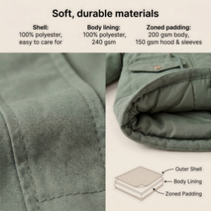 <span class=keywords><strong>Manteau</strong></span> Classique <span class=keywords><strong>Hiver</strong></span> pour Garçons Juniors – Isolation Thermique, Confort Quotidien, Prêt pour l'<span class=keywords><strong>Hiver</strong></span>, Tissu Protecteur – Commande en Gros - Product Image 4
