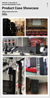 Ensemble de haut-parleurs Line Array passifs et actifs personnalisés, prix fabricant, avec flight case, pour scène de concert, haut-parleur Line Array professionnel