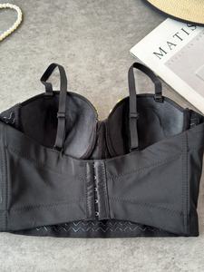 <span class=keywords><strong>Blusa</strong></span> Casual de Talla Grande con Tirantes, <span class=keywords><strong>Blusa</strong></span> sin Mangas para Mujer, Chaleco Corto Ajustado con Tirantes y Relleno en el Pecho - Product Image 4