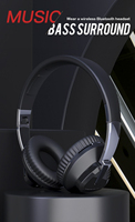 Casque d'écoute Bluetooth sans fil avec micro TYPE-C à réduction de bruit Casque d'écoute stéréo Casque de sport pour jeux vidéo