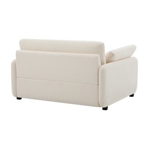 <span class=keywords><strong>Divano</strong></span> a Due Posti Oversize in Ciniglia da 50"43", Poltrona Larga e Profonda <span class=keywords><strong>con</strong></span> Imbottitura in Schiuma e Cotone PP, Comoda Poltrona Moderna per Soggiorno - Product Image 3