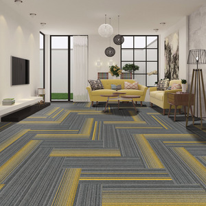 Oficina moderna al por mayor Contec alfombra azulejos piso materiales de construcción azulejos Oficina reunión sala de recepción Wuxi alfombra azulejos
